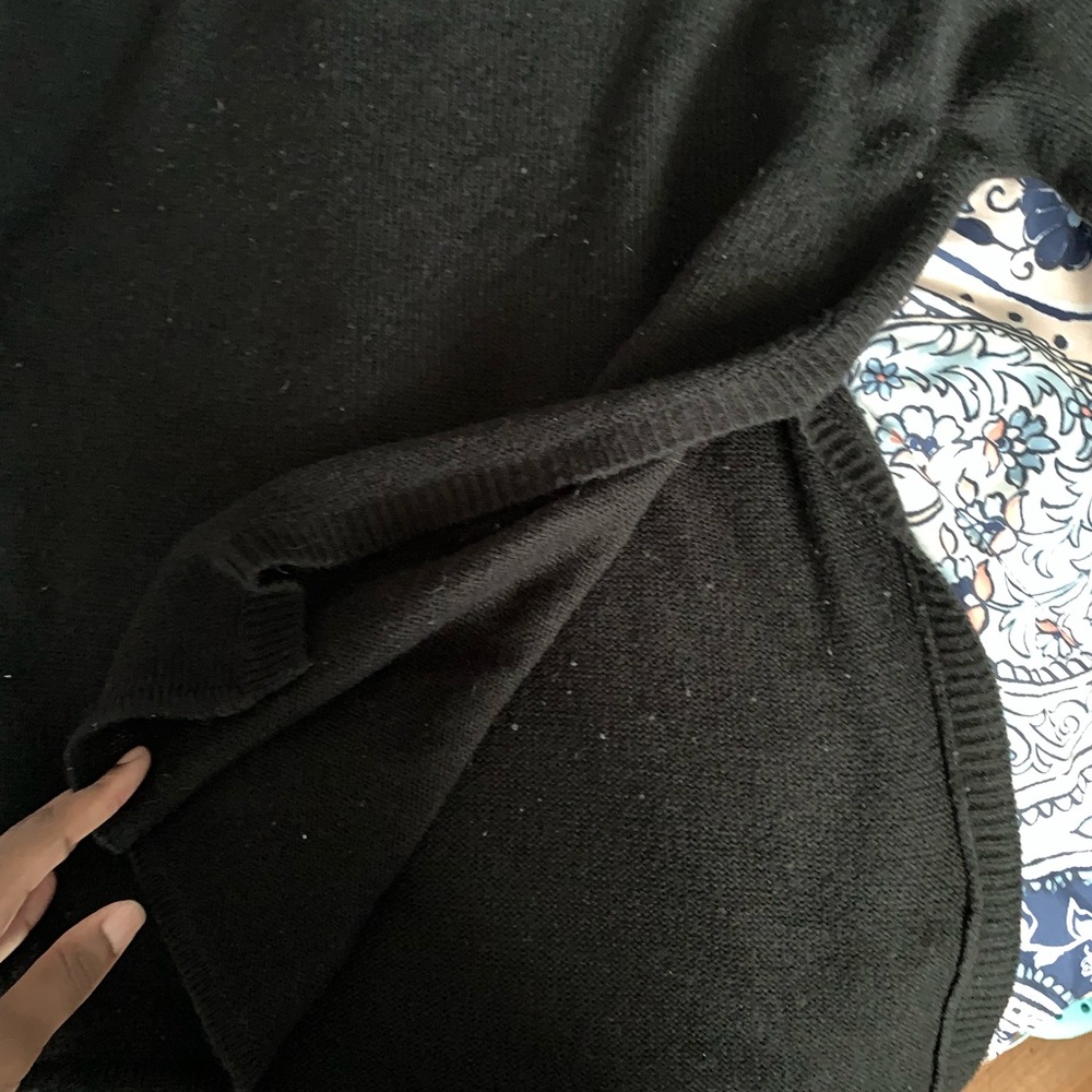 Black sweater